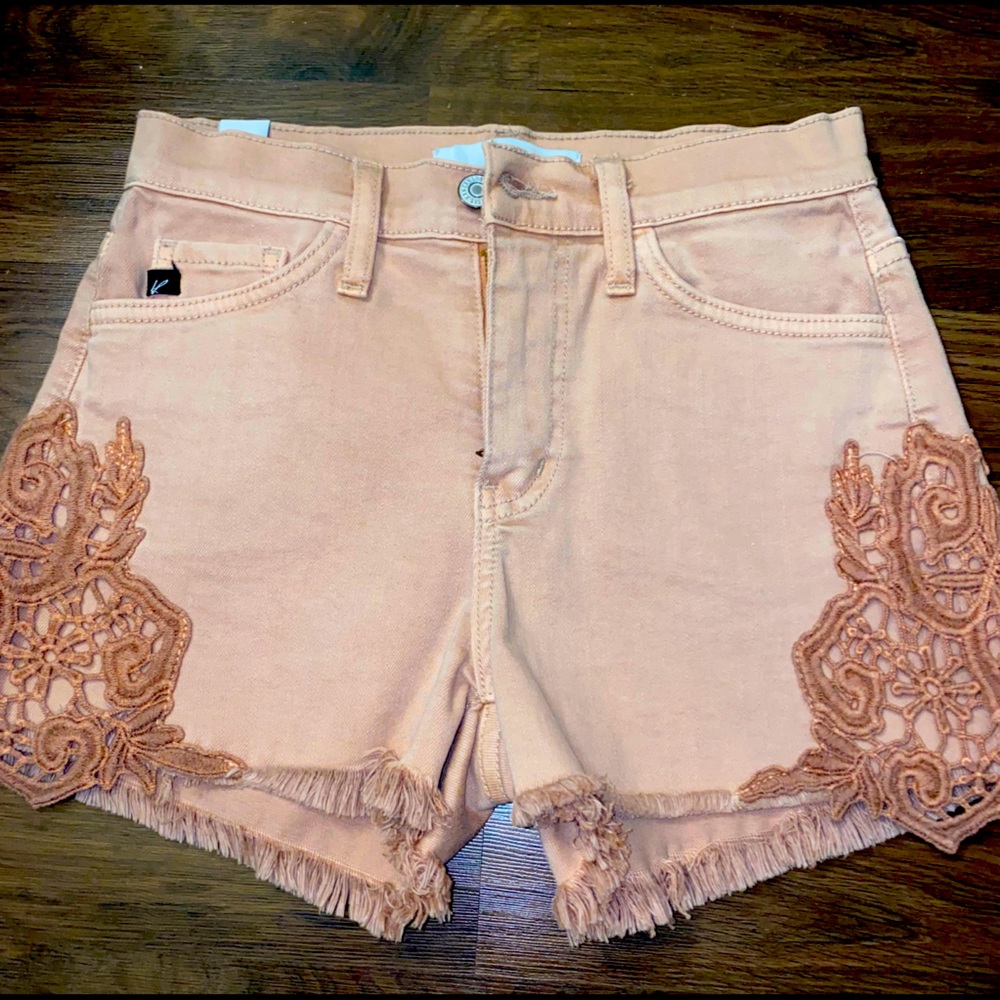 Peach shorts